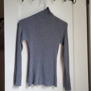Energie Gray Ribbed Turtleneck Sweaters L 10-12